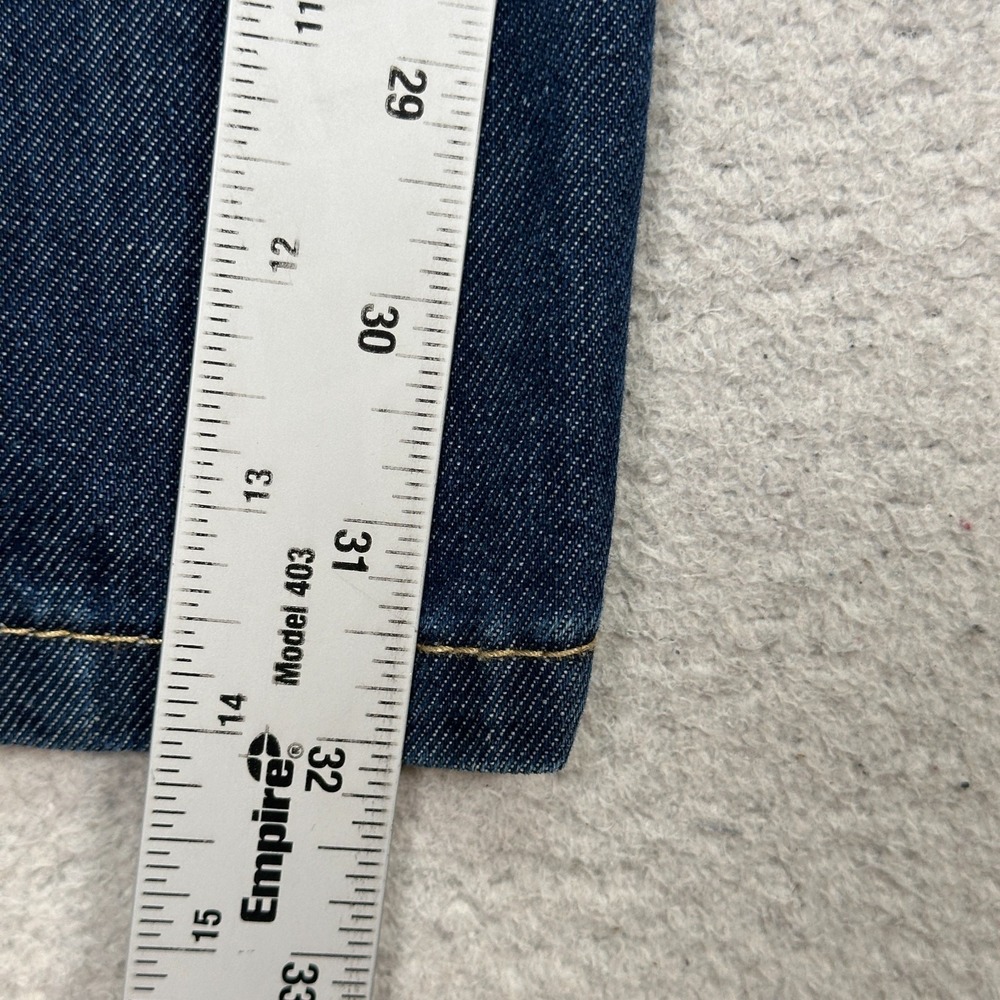 Levi 569 Jeans Men's Size 44X32 (Fits 46X32) Loose Straight Blue Wash Denim - Picture 6 of 11